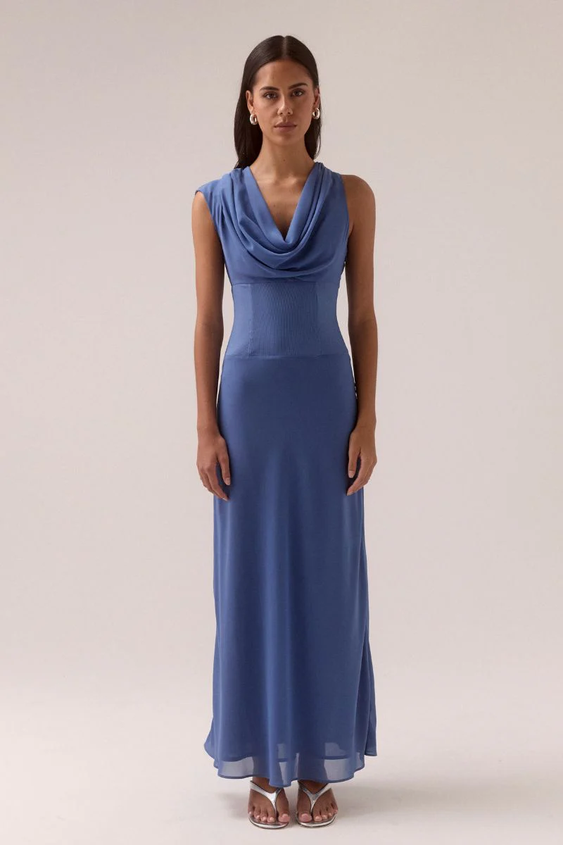 ADA DRESS - DUSK BLUE