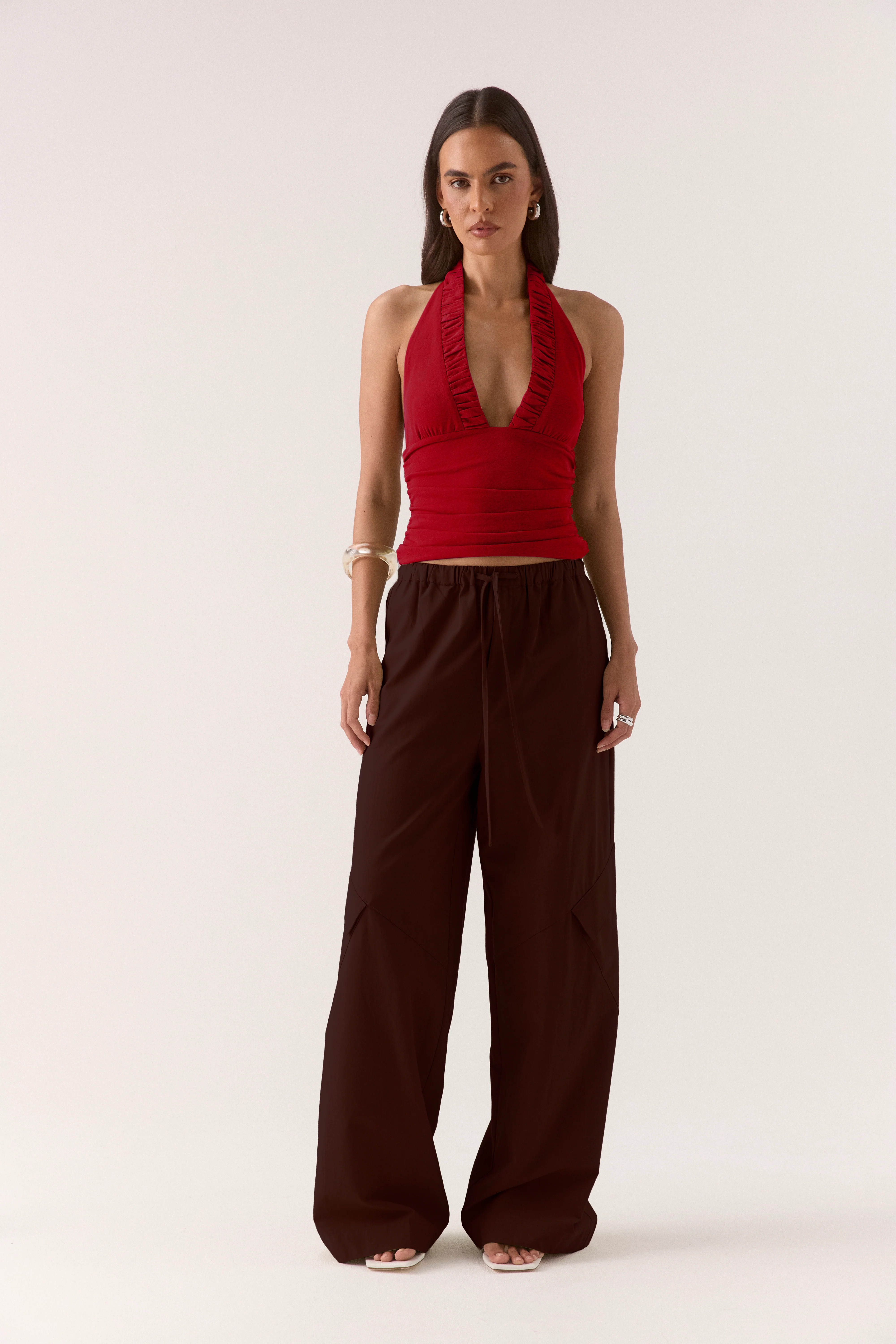 ALORA TOP - CHERRY