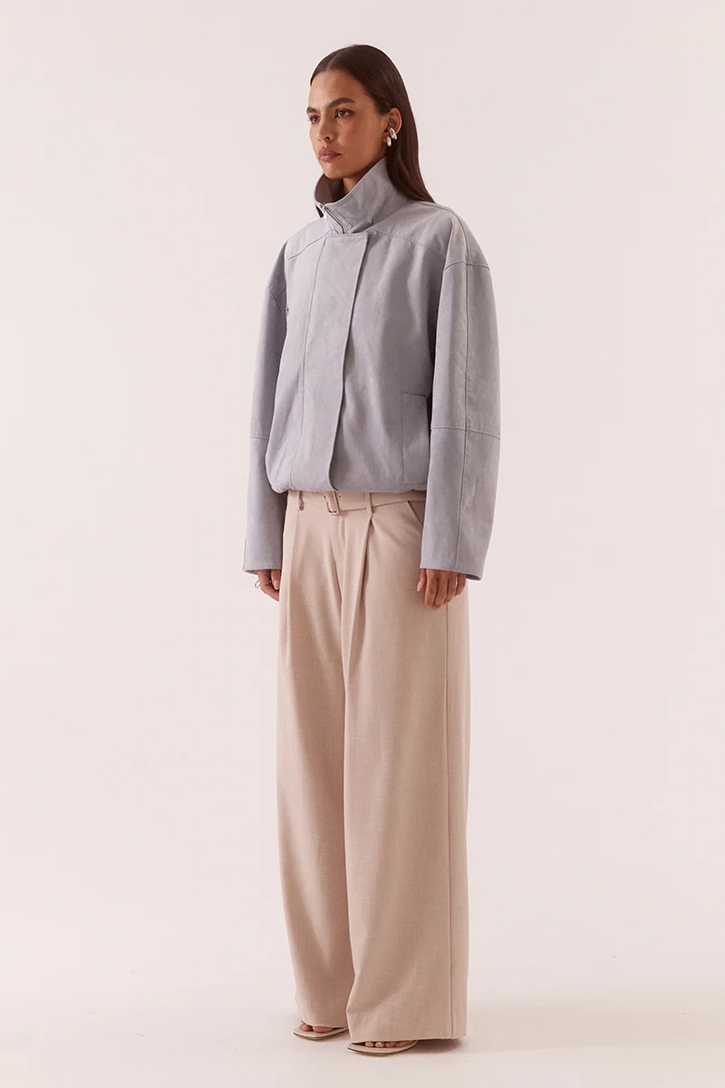 ALULA BOMBER JACKET - WHISPER BLUE - Image 3
