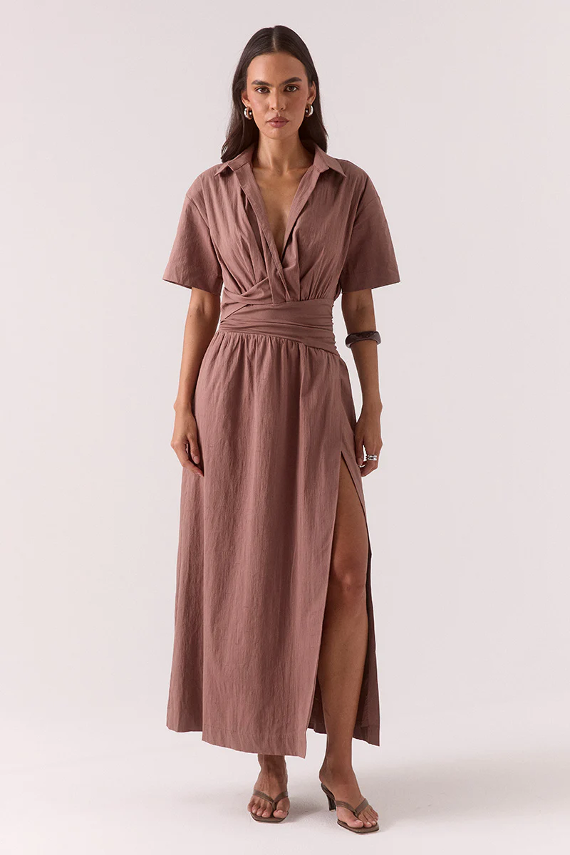 ATLAS DRESS - MOCHA