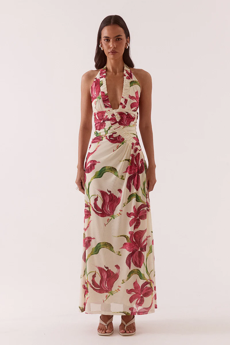 AZALEA MAXI DRESS - CREAM