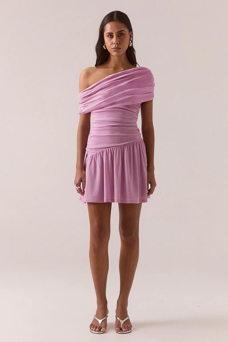 CALISTA MINI DRESS - ORCHID