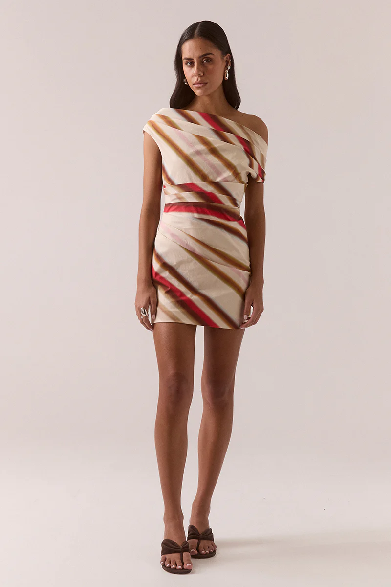 CYRUS MINI DRESS - LATTE