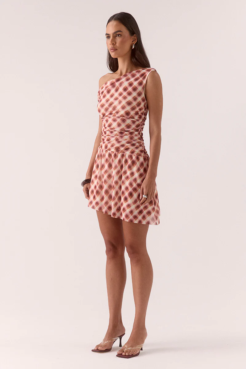EUPHORIA MINI DRESS - CHECK - Image 3