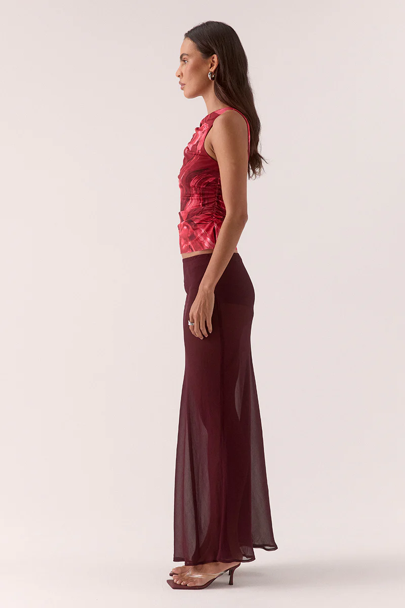 FLORENCE TOP - RASPBERRY - Image 3