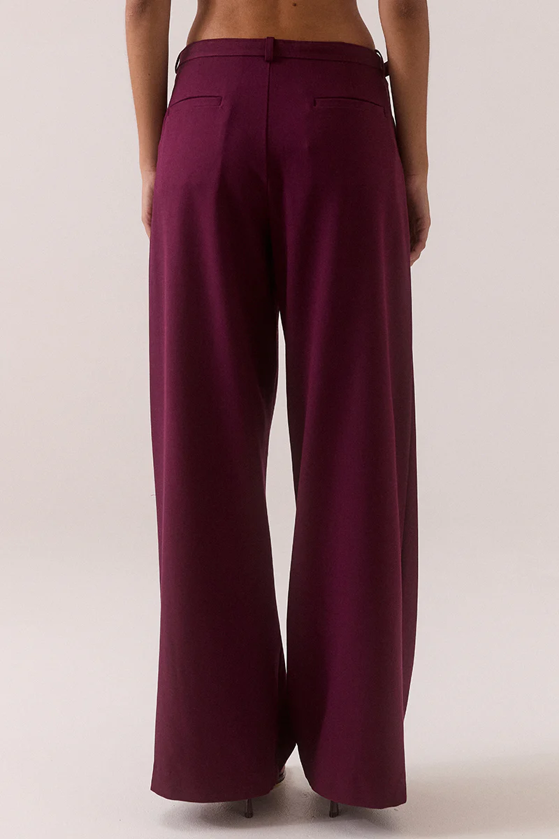 HARI PANT - PLUM - Image 4