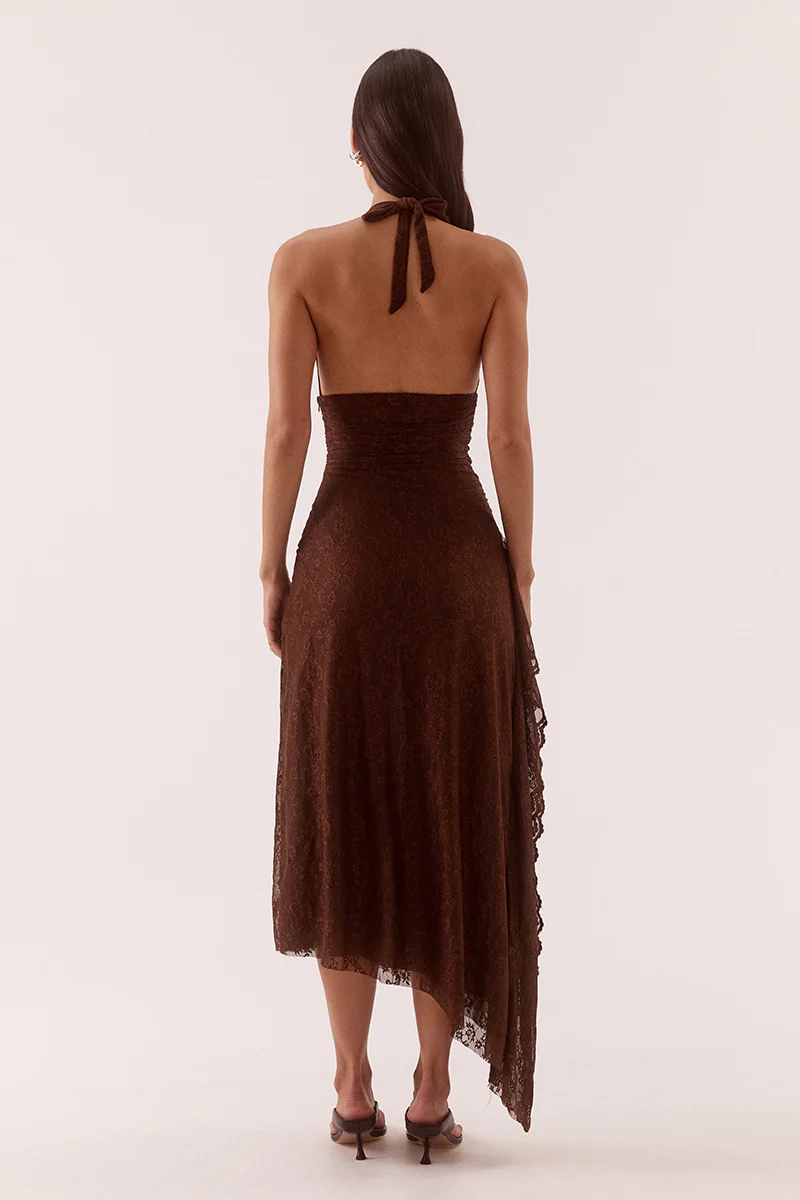 HARPER DRESS - CHOCOLATE - Image 4