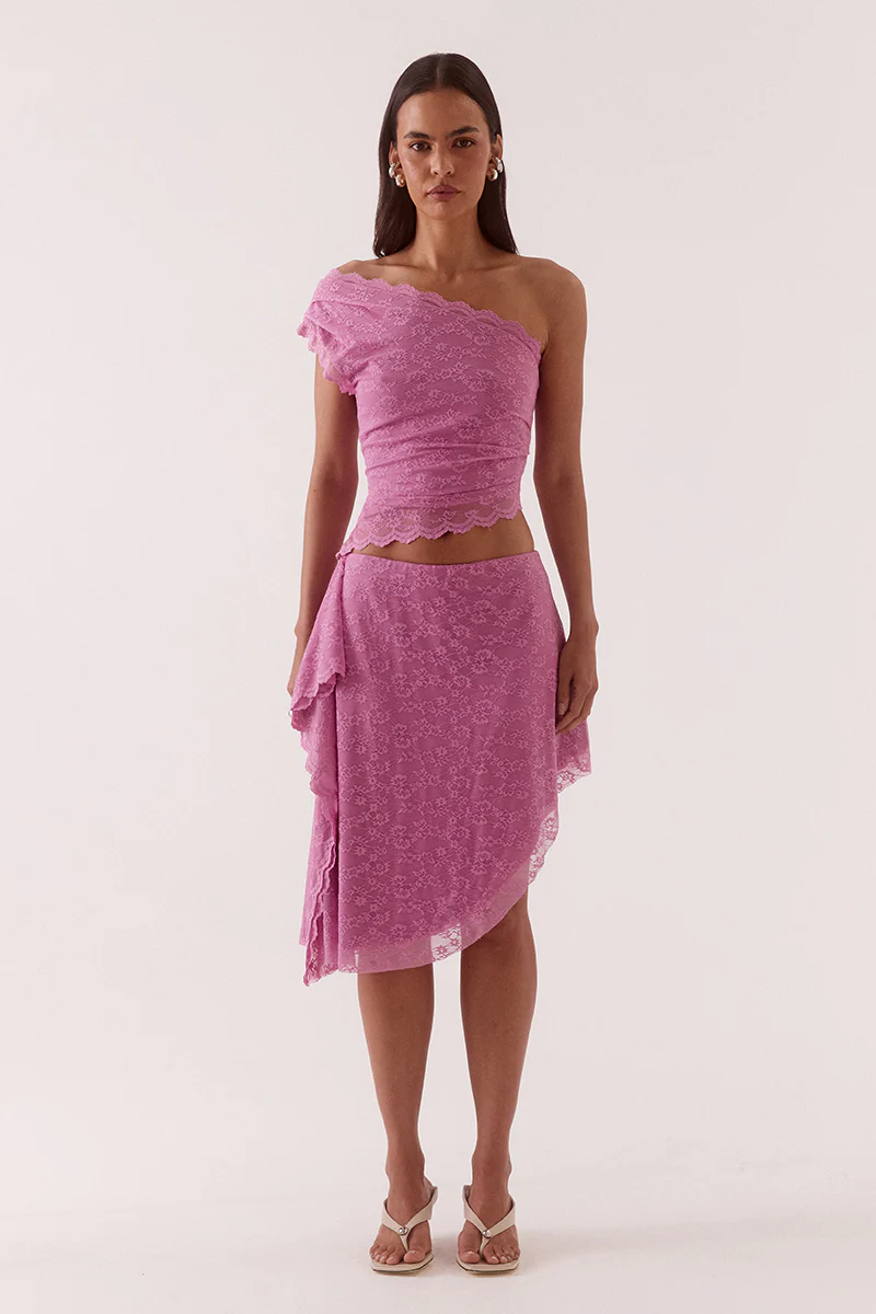 HARPER SKIRT - MAUVE
