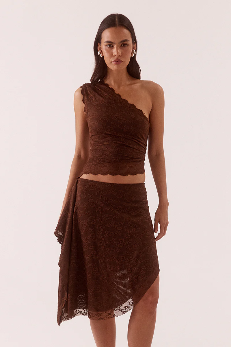 HARPER TOP - CHOCOLATE - Image 2