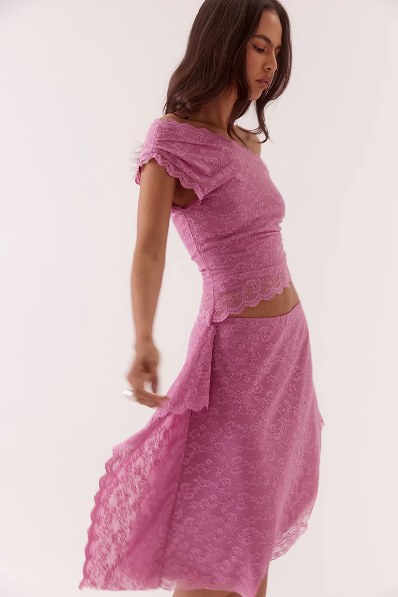 HARPER TOP - MAUVE - Image 2
