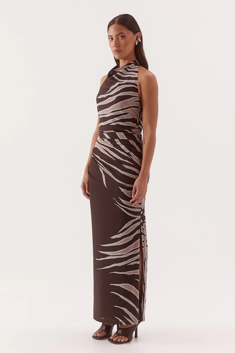 IVELLE DRESS - ESPRESSO - Image 4