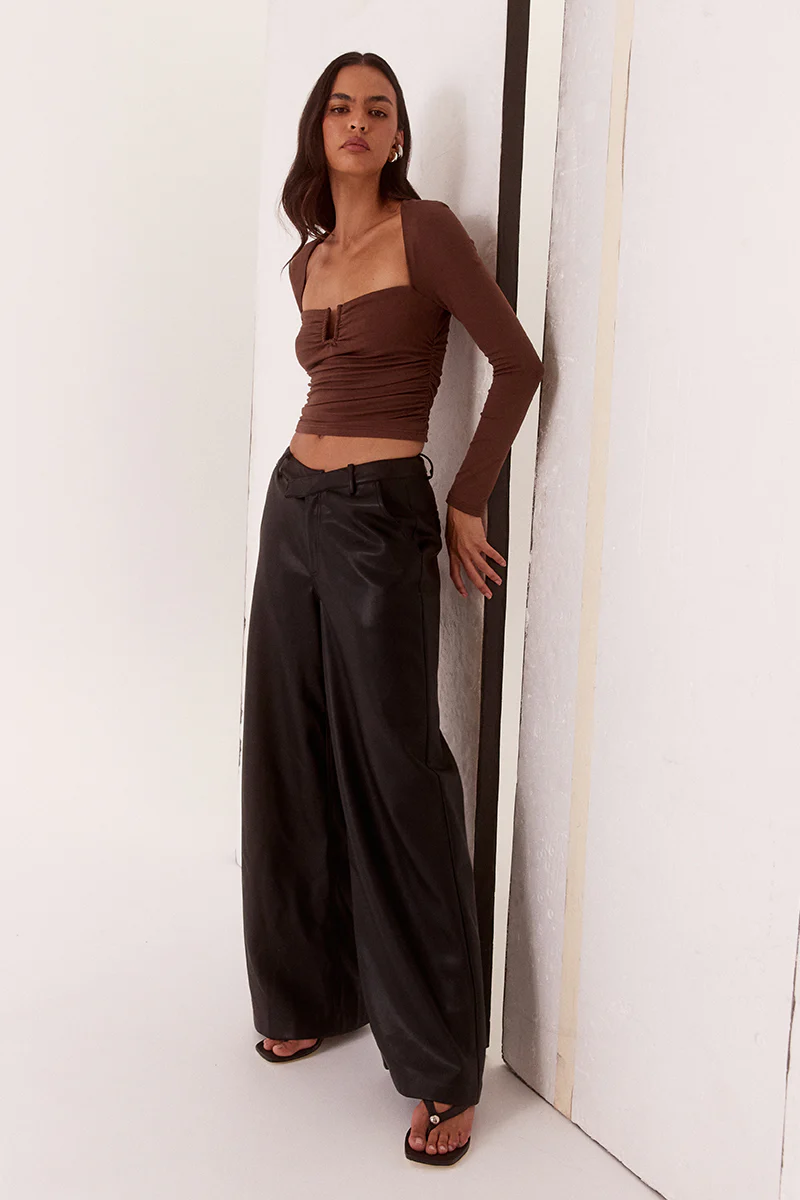 LOLA TOP - MOCHA - Image 2