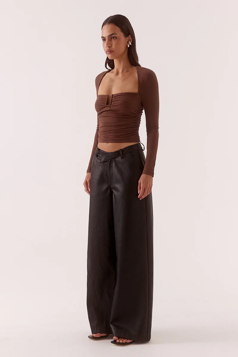 LOLA TOP - MOCHA - Image 3