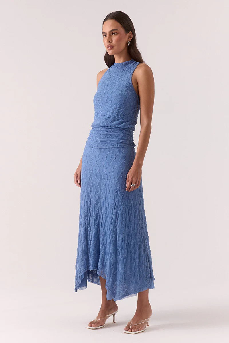 LOWRI DRESS - SLATE BLUE - Image 3