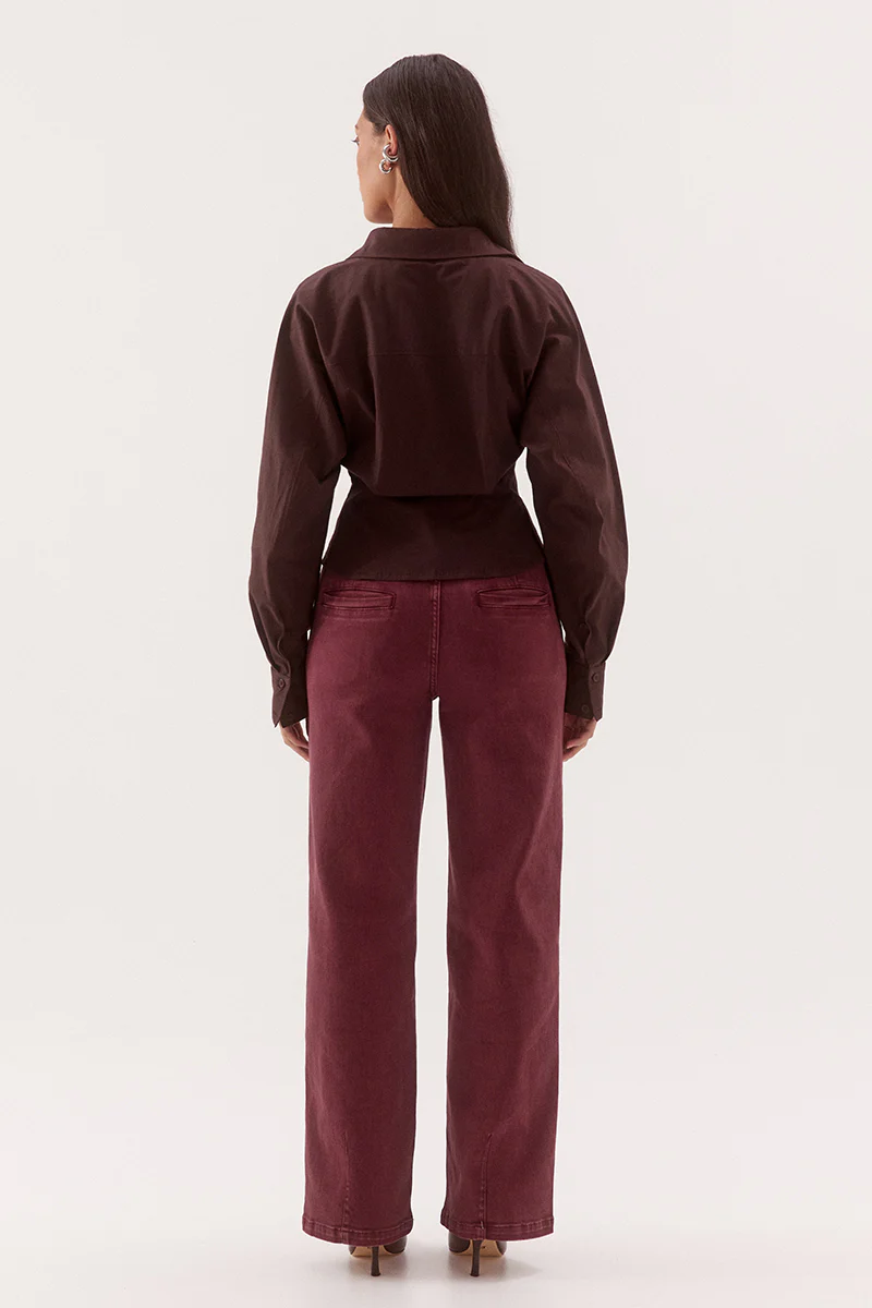 MARLOWE SHIRT - ESPRESSO - Image 4