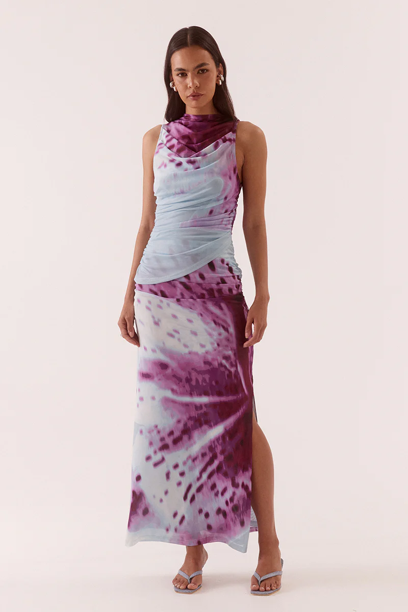 ODETTE DRESS - BLUE ORCHID - Image 2