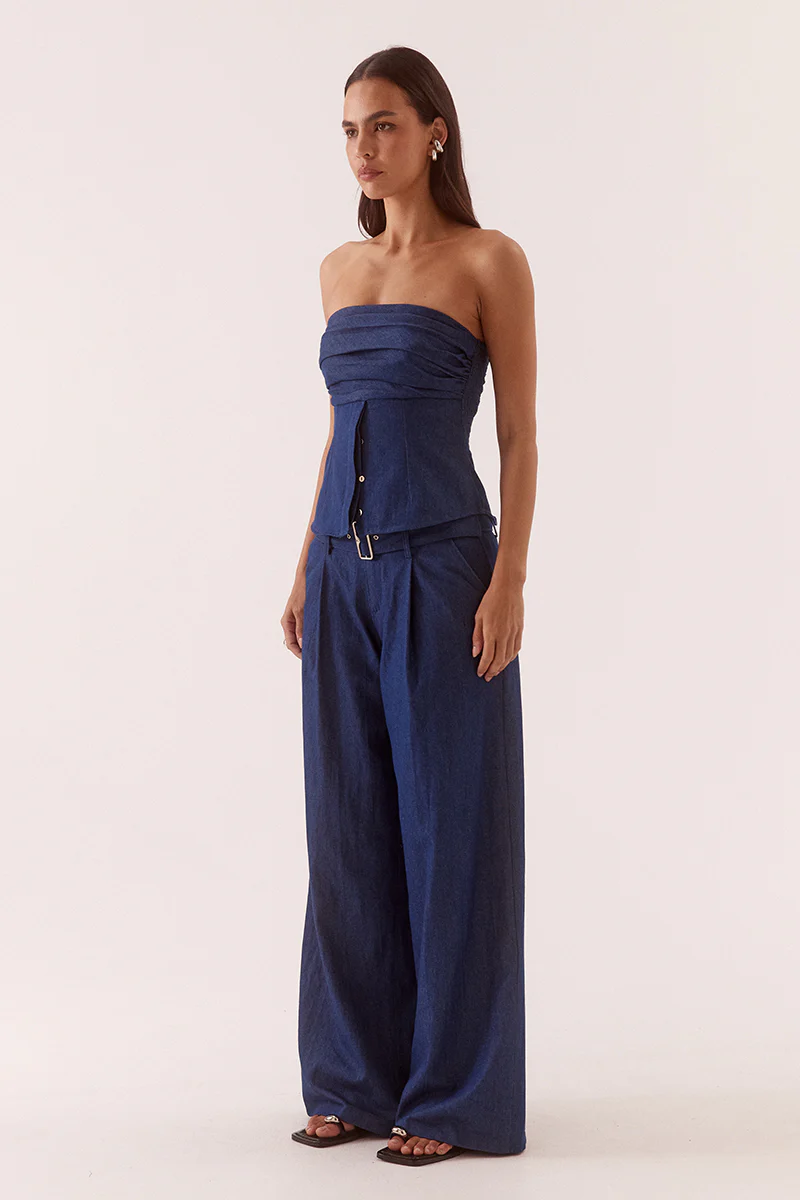 QUINN BODICE - MID-WASH BLUE - Image 4