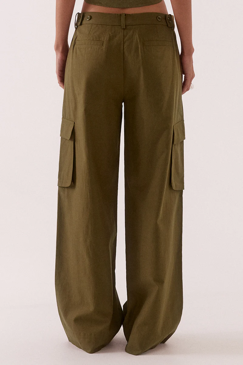 SABINE CARGO PANTS - KHAKI - Image 4