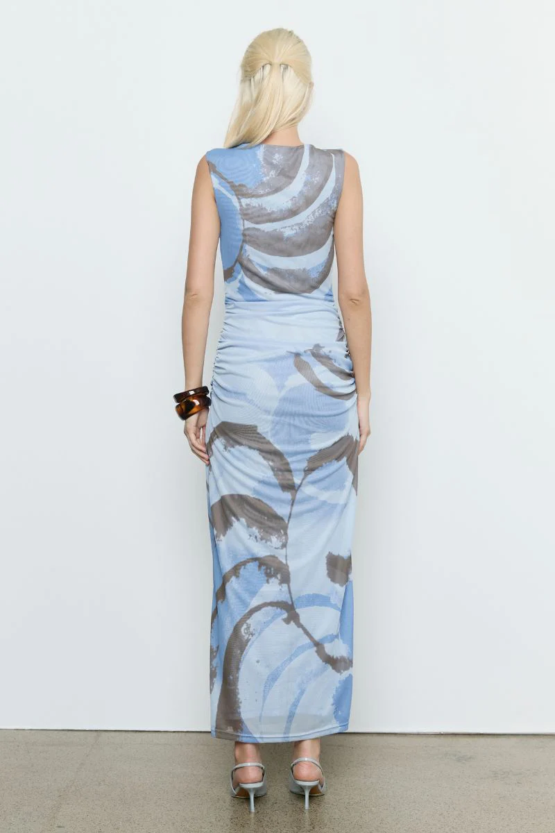 WHIRL MESH DRESS - SLATE - Image 4