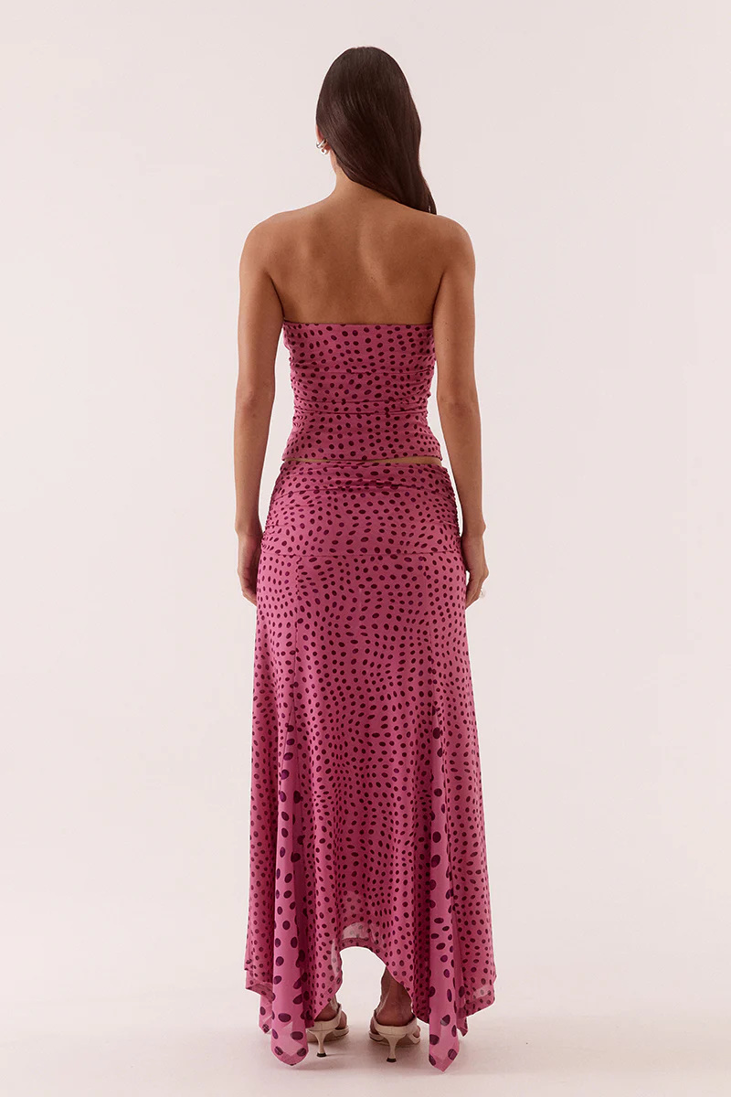 ZURI STRAPLESS TOP - MAUVE - Image 5